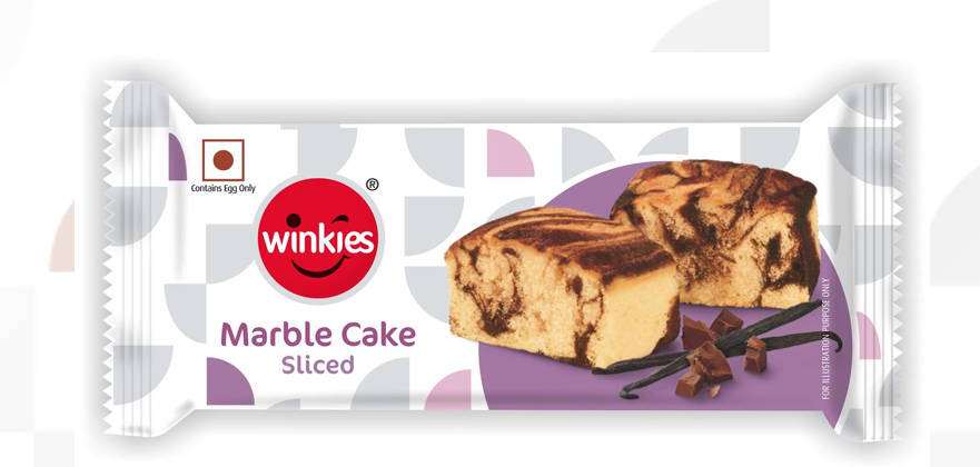sliced marble cake